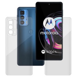 Set 2 folii SILKASE pentru Motorola Edge 20 Pro, protectie telefon, silicon regenerabil