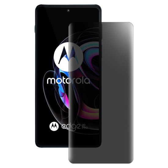 Folie privacy mata SILKASE pentru Motorola Edge 20 Pro, protectie ecran, silicon regenerabil (SILKASE, Folie Silicon Privacy Mata) by www.silkase.ro Folie privacy mata SILKASE pentru Motorola Edge 20 Pro, protectie ecran, silicon regenerabil (Edge 20 Pro, F4126) by www.silkase.ro