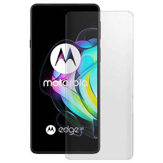 Folie mata SILKASE pentru Motorola Edge 20, protectie ecran, silicon regenerabil (Edge 20, F4130) by www.silkase.ro