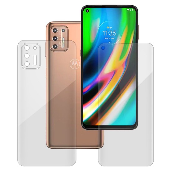 Set folii silicon pentru Motorola Moto G9 Plus, SILKASE, Gel TPU, antibacterian, regenerabil (SILKASE, Set Folii Lucioase) by www.silkase.ro Set folii silicon pentru Motorola Moto G9 Plus, SILKASE, Gel TPU, antibacterian, regenerabil (Moto G9 Plus, F0568) by www.silkase.ro