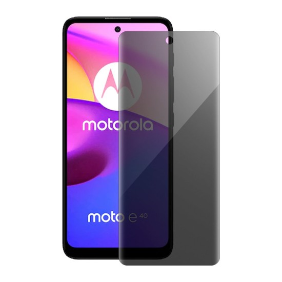 Folie privacy SILKASE pentru Motorola Moto E40, protectie ecran, silicon regenerabil (SILKASE, Folie Silicon Privacy) by www.silkase.ro Folie privacy SILKASE pentru Motorola Moto E40, protectie ecran, silicon regenerabil (Moto E40, F4241) by www.silkase.ro
