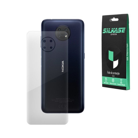 Folie spate SILKASE pentru Nokia G10, protectie spate, silicon regenerabil (X10, F2824) by www.silkase.ro