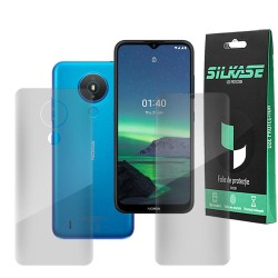 Set 2 folii SILKASE pentru Nokia 1.4, protectie telefon, silicon regenerabil Set 2 folii SILKASE pentru Nokia 1.4, protectie telefon, silicon regenerabil