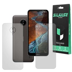 Set 2 folii mate SILKASE pentru Nokia C20, protectie telefon, silicon regenerabil Set 2 folii mate SILKASE pentru Nokia C20, protectie telefon, silicon regenerabil