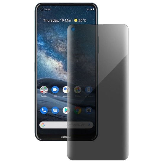 Folie privacy SILKASE pentru Nokia 8.3, protectie ecran, silicon regenerabil (SILKASE, Folie Silicon Privacy) by www.silkase.ro Folie privacy SILKASE pentru Nokia 8.3, protectie ecran, silicon regenerabil (8.3 5G, F3505) by www.silkase.ro