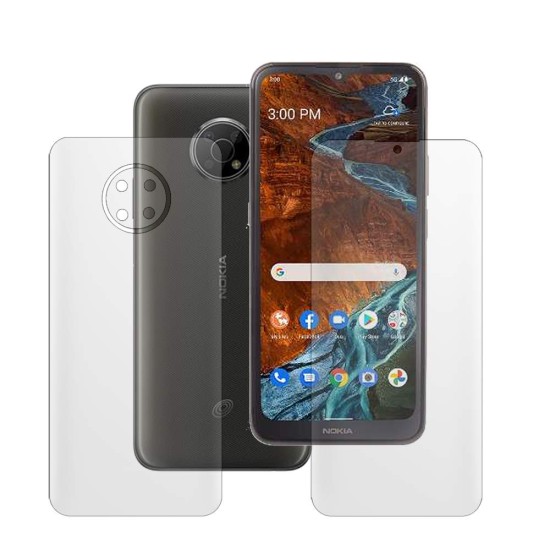 Set 2 folii mate SILKASE pentru Nokia G300, protectie telefon, silicon regenerabil (G300, F4076) by www.silkase.ro