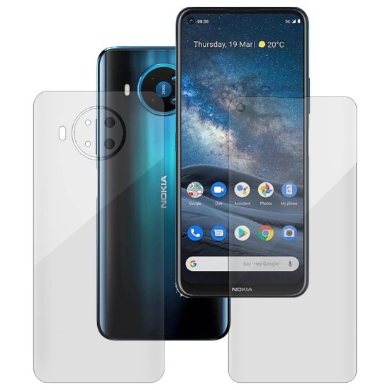 Set folii silicon pentru Nokia 8.3, SILKASE, Gel TPU, antibacterian, regenerabil (SILKASE, Set Folii Lucioase) by www.silkase.ro Set folii silicon pentru Nokia 8.3, SILKASE, Gel TPU, antibacterian, regenerabil (8.3 5G, F0534) by www.silkase.ro