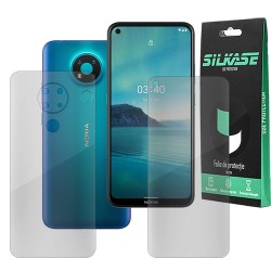 Set folii silicon pentru Nokia 3.4, SILKASE, Gel TPU, antibacterian, regenerabila Set folii silicon pentru Nokia 3.4, SILKASE, Gel TPU, antibacterian, regenerabila