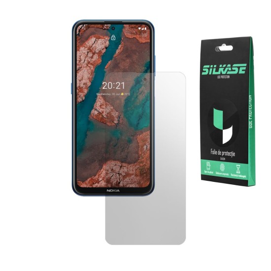 Folie mata SILKASE pentru Nokia X20, protectie ecran, silicon regenerabil (X20, F2231) by www.silkase.ro