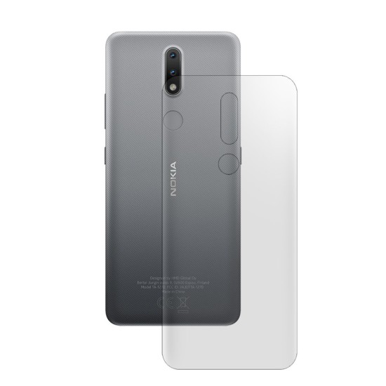 Folie spate mata SILKASE pentru Nokia 2.4, protectie spate, silicon regenerabil (5.4, F2457) by www.silkase.ro