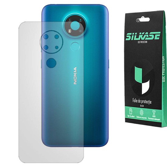 Folie spate mata SILKASE pentru Nokia 3.4, protectie spate, silicon regenerabil (3.4, F2458) by www.silkase.ro