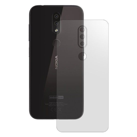 Folie spate mata SILKASE pentru Nokia 4.2, protectie spate, silicon regenerabil (1 Plus, F2459) by www.silkase.ro