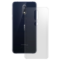Folie spate mata SILKASE pentru Nokia 7.1, protectie spate, silicon regenerabil