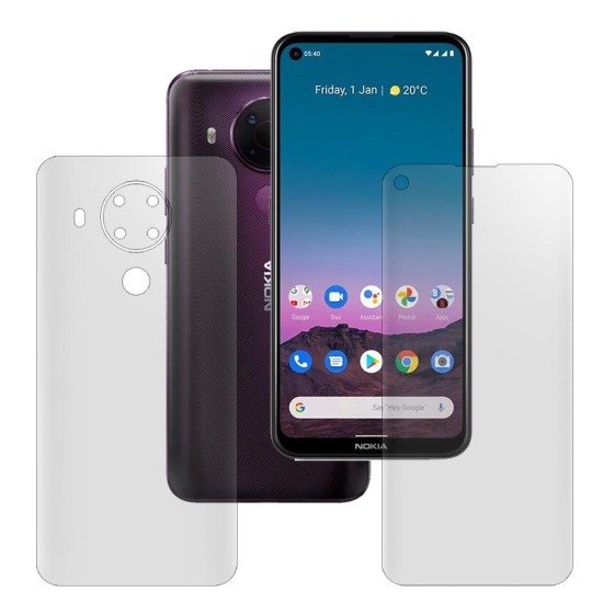 Set 2 folii mate SILKASE pentru Nokia 5.4 NFC, protectie telefon, silicon regenerabil (C10, F2699) by www.silkase.ro