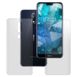 Set 2 folii mate SILKASE pentru Nokia 7.1, protectie telefon, silicon regenerabil