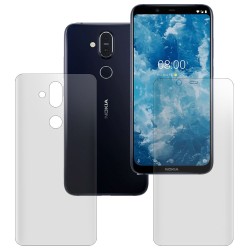 Set 2 folii mate SILKASE pentru Nokia 8.1, protectie telefon, silicon regenerabil Set 2 folii mate SILKASE pentru Nokia 8.1, protectie telefon, silicon regenerabil