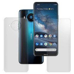 Set 2 folii mate SILKASE pentru Nokia 8.3, protectie telefon, silicon regenerabil Set 2 folii mate SILKASE pentru Nokia 8.3, protectie telefon, silicon regenerabil