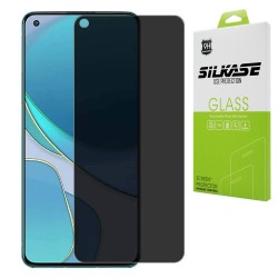 Folie sticla privacy SILKASE pentru OnePlus 8T, FullGlue, FullCover, tempered glass 9H,negru Folie sticla privacy SILKASE pentru OnePlus 8T, FullGlue, FullCover, tempered glass 9H,negru