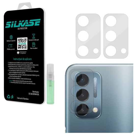 Set folii SILKASE pentru OnePlus Nord N200, 3 buc, protectie camera silicon, regenerabile, antibacteriene (Telefoane OnePlus, C0209) by www.silkase.ro