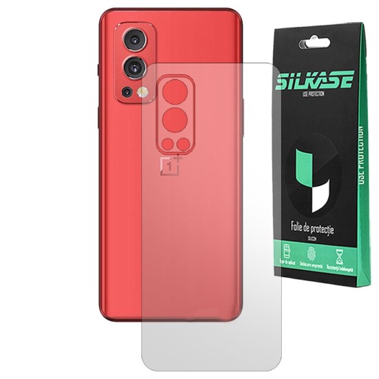 Folie mata spate SILKASE pentru OnePlus Nord 2 5G, protectie spate, silicon regenerabil (Telefoane OnePlus, F3050) by www.silkase.ro
