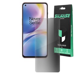 Folie silicon privacy SILKASE pentru OnePlus Nord 2 5G, FullGlue, FullCover, 10H, negru