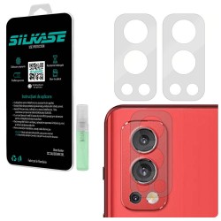 Set folii SILKASE pentru OnePlus Nord 2 5G, 3 buc, protectie camera silicon, regenerabile, antibacteriene