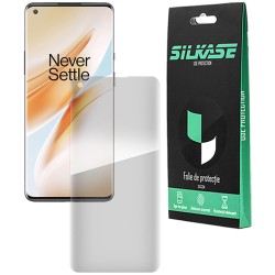Folie silicon pentru OnePlus 8 Pro, SILKASE, Gel TPU, antibacterian, regenerabila Folie silicon pentru OnePlus 8 Pro, SILKASE, Gel TPU, antibacterian, regenerabila
