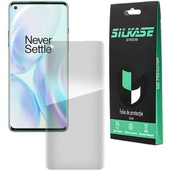 Folie silicon pentru OnePlus 8, SILKASE, Gel TPU, antibacterian, regenerabila Folie silicon pentru OnePlus 8, SILKASE, Gel TPU, antibacterian, regenerabila