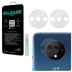 Set folii SILKASE pentru OnePlus 7T, 3 buc, protectie camera silicon, regenerabile, antibacteriene