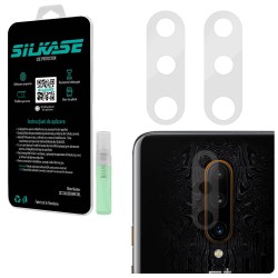 Set folii SILKASE pentru OnePlus 7T Pro 5G, 3 buc, protectie camera silicon, regenerabile, antibacteriene