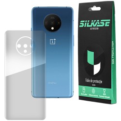 Folie spate silicon pentru OnePlus 7T, SILKASE, Gel TPU, antibacterian, regenerabila