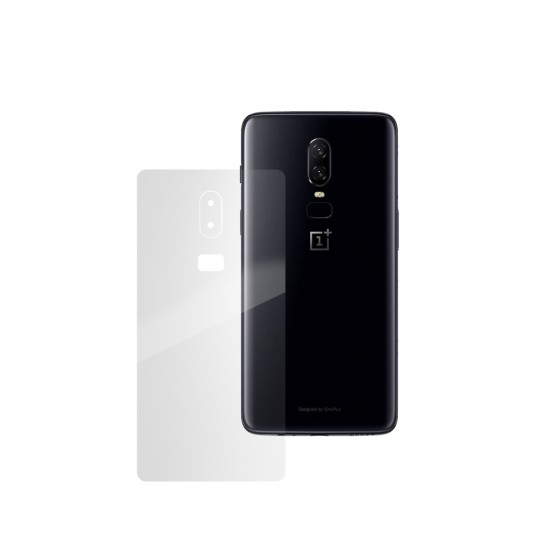 Folie spate compatibila cu OnePlus 6, SILKASE, Gel TPU, antibacterian, regenerabila (Telefoane OnePlus, F0333) by www.silkase.ro