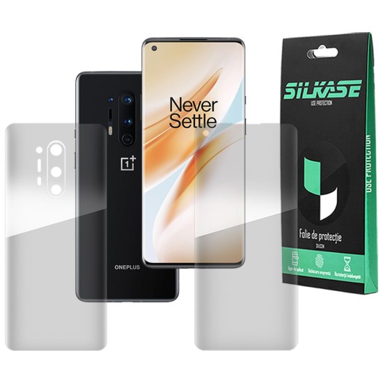 Set folii regenerabile 3D OnePlus 8 Pro, SILKASE Mage, Gel Silicon TPU, Regenerabil fata / spate (Telefoane OnePlus, F0513) by www.silkase.ro