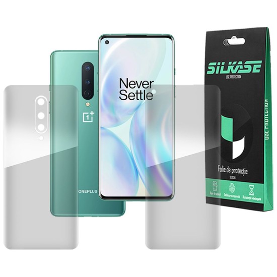 Set folii regenerabile 3D OnePlus 8, SILKASE Mage, Gel Silicon TPU, Regenerabil fata / spate (Telefoane OnePlus, F0514) by www.silkase.ro