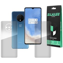 Set folii silicon pentru OnePlus 7T, SILKASE, Gel TPU, antibacterian, regenerabil
