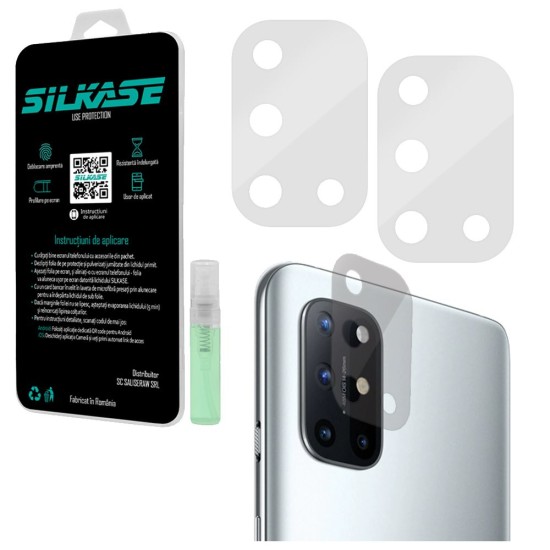 Set folii SILKASE pentru OnePlus 8T, 3 buc, protectie camera silicon, regenerabile, antibacteriene (Telefoane OnePlus, C0114) by www.silkase.ro