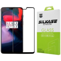 Folie compatibila cu OnePlus 6, Full Screen tempered glass, SILKASE, Negru, sticla 5D 9H Folie compatibila cu OnePlus 6, Full Screen tempered glass, SILKASE, Negru, sticla 5D 9H