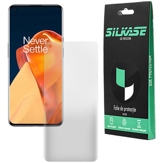 Folie mata SILKASE pentru OnePlus 9 Pro, protectie ecran, silicon regenerabil (Telefoane OnePlus, F2309) by www.silkase.ro
