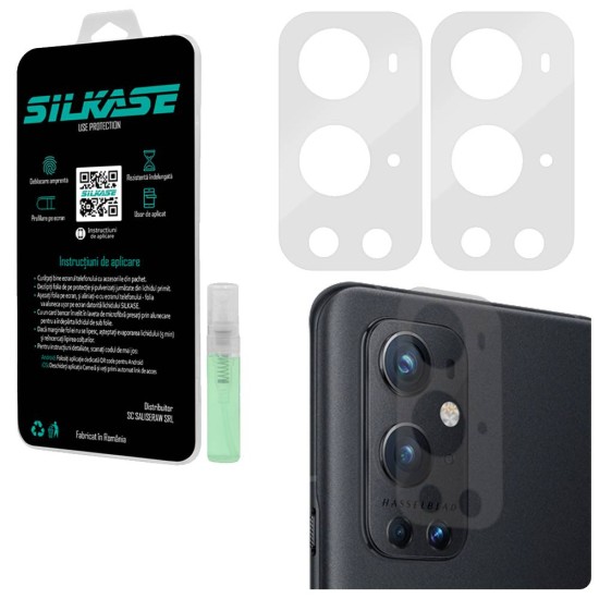 Set folii SILKASE pentru OnePlus 9 Pro, 3 buc, protectie camera silicon, regenerabile, antibacteriene (Telefoane OnePlus, C0116) by www.silkase.ro