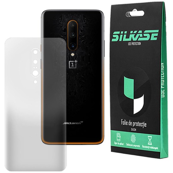 Folie spate mata SILKASE pentru OnePlus 7T Pro 5G, protectie spate, silicon regenerabil (Telefoane OnePlus, F2540) by www.silkase.ro