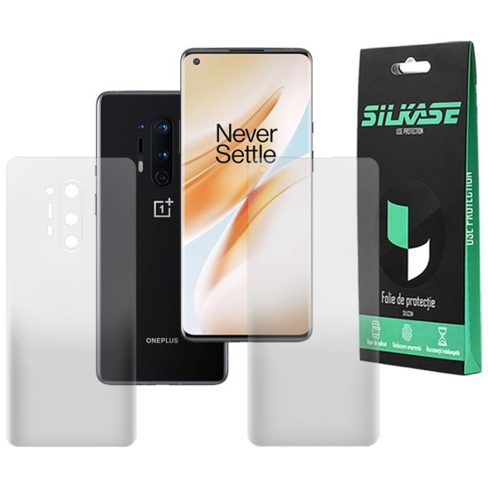 Set 2 folii mate SILKASE pentru OnePlus 8 Pro, protectie telefon, silicon regenerabil (Telefoane OnePlus, F2778) by www.silkase.ro