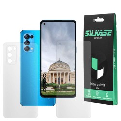 Set 2 folii mate SILKASE pentru Oppo Reno 5, protectie telefon, silicon regenerabil Set 2 folii mate SILKASE pentru Oppo Reno 5, protectie telefon, silicon regenerabil