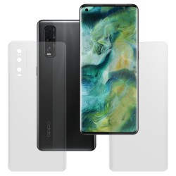 Set 2 folii mate SILKASE pentru Oppo Find X2, protectie telefon, silicon regenerabil