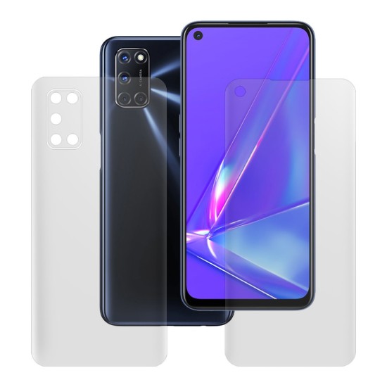 Set 2 folii mate SILKASE pentru Oppo A72, protectie telefon, silicon regenerabil (A72, F2720) by www.silkase.ro