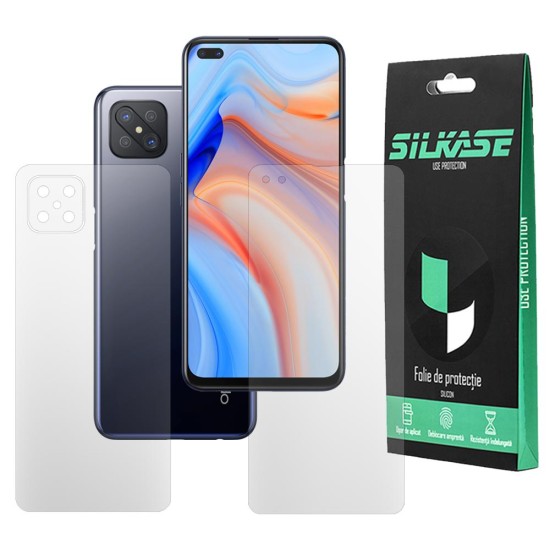 Set 2 folii mate SILKASE pentru Oppo Reno 4Z, protectie telefon, silicon regenerabil (SILKASE, Set Folii Mate) by www.silkase.ro Set 2 folii mate SILKASE pentru Oppo Reno 4Z, protectie telefon, silicon regenerabil (Reno4 Z 5G, F2722) by www.silkase.ro