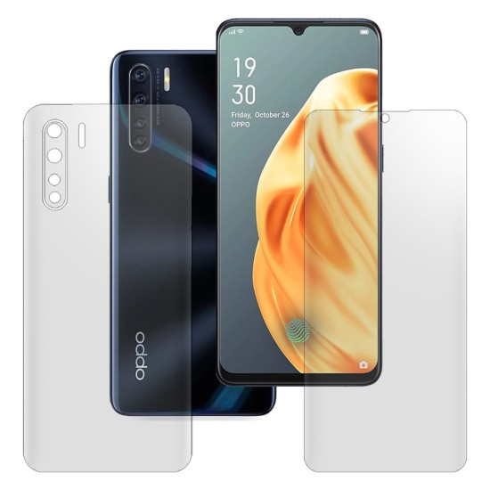 Set 2 folii mate SILKASE pentru Oppo A91, protectie telefon, silicon regenerabil (SILKASE, Set Folii Mate) by www.silkase.ro Set 2 folii mate SILKASE pentru Oppo A91, protectie telefon, silicon regenerabil (A91, F2730) by www.silkase.ro