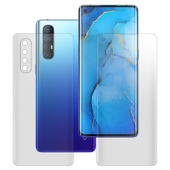 Set 2 folii mate SILKASE pentru Oppo Reno 3, protectie telefon, silicon regenerabil (SILKASE, Set Folii Mate) by www.silkase.ro Set 2 folii mate SILKASE pentru Oppo Reno 3, protectie telefon, silicon regenerabil (Reno3 4G, F2732) by www.silkase.ro