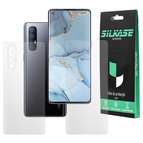 Set 2 folii mate SILKASE pentru Oppo Reno 3 Pro, protectie telefon, silicon regenerabil (SILKASE, Set Folii Mate) by www.silkase.ro Set 2 folii mate SILKASE pentru Oppo Reno 3 Pro, protectie telefon, silicon regenerabil (Reno3 Pro 4G, F2735) by www.silkase.ro