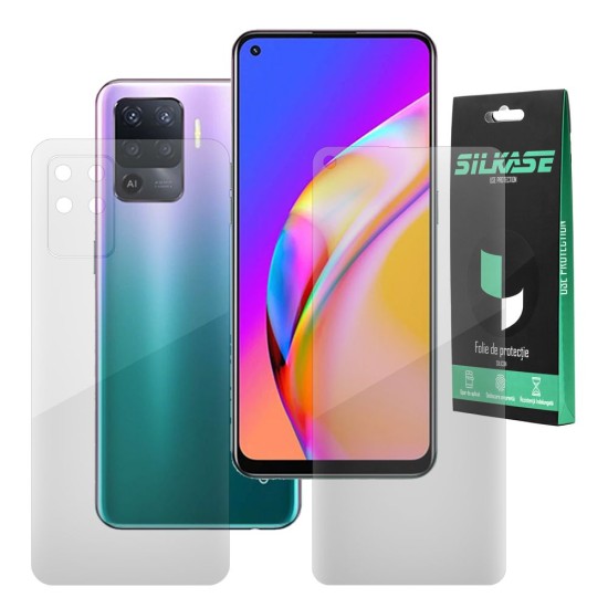 Set folii SILKASE pentru Oppo A94, protectie telefon, silicon regenerabil (SILKASE, Set Folii Lucioase) by www.silkase.ro Set folii SILKASE pentru Oppo A94, protectie telefon, silicon regenerabil (A94 4G, F2837) by www.silkase.ro