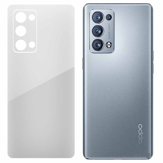 Folie spate SILKASE pentru Oppo Reno6 Pro Plus 5G, protectie spate,silicon regenerabil (Reno6 Pro+ 5G, F2847) by www.silkase.ro